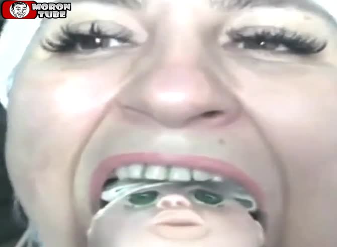 Video: What she swallows is really insane!